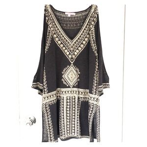 Calypso St. Barth cold shoulder tunic